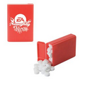 Red Refillable Plastic Mint/ Candy Dispenser w/ Sugar-Free Mints